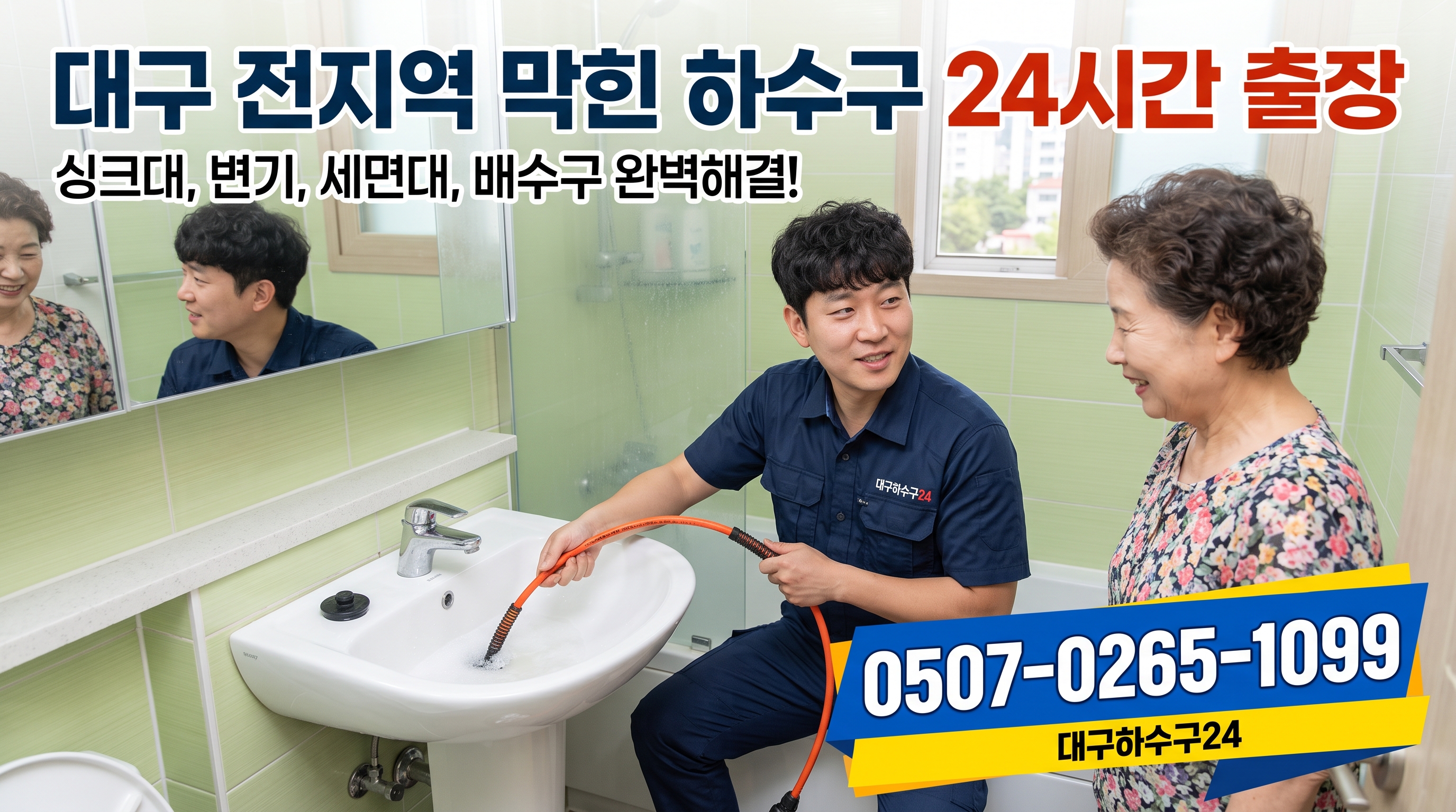 대구 남구 대명9동 하수구 작업현장
